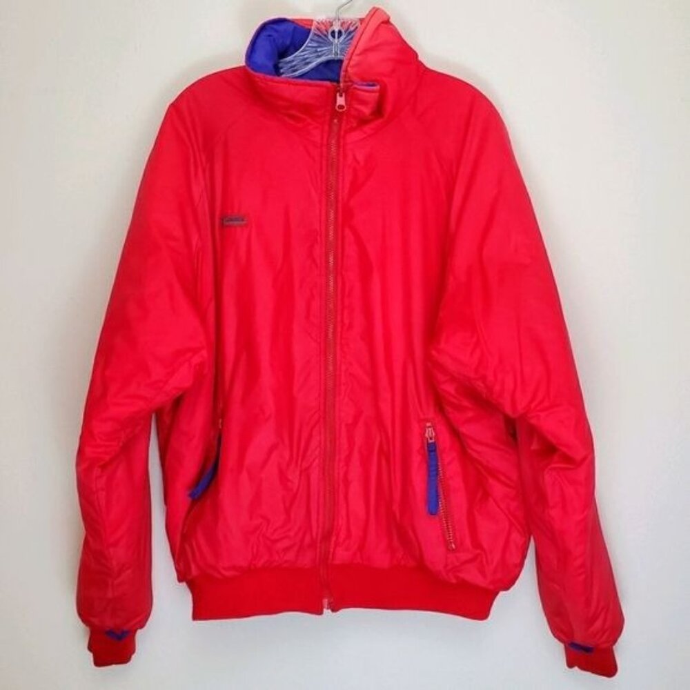 Vintage Columbia reversible coat radial sleeves